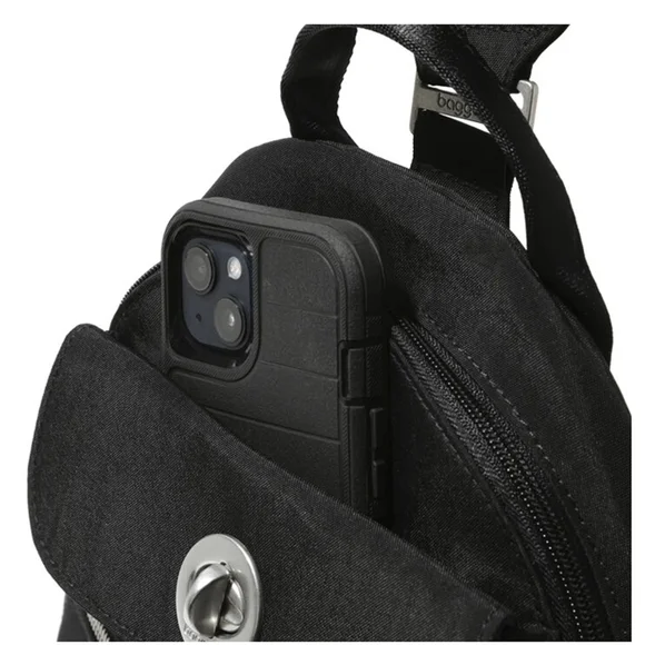 💎SOLD💎Baggallini Naples Black Convertible Backpack - Picture 7 of 7